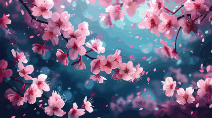 An Image of Sakura for Valentine's Day.