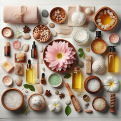 Spa Composition Flat Lay 04