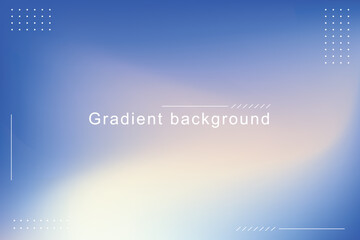 Modern gradient blurred vector background