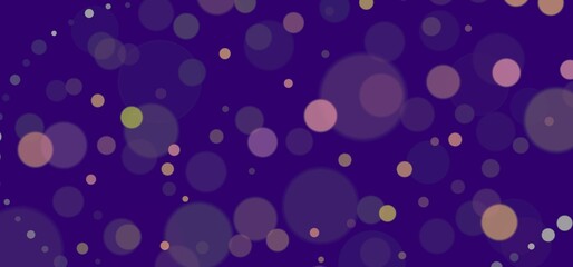 Background with bokeh effect. Dark blue, burgundy. With a beautiful light glow