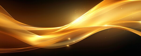 Abstract Luxury Gold Silk wave modern soft luxury drapery texture curve background illustration. Textured wave golden pattern for backgrounds.