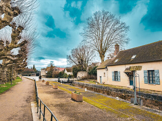 Street view of Montargis in France - 750438772