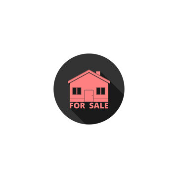 House for sale icon isolated on transparent background