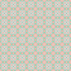 Abstract circle and line pattern elements templates. Seamless symmetrical illusion shapes. Elegant geometric background.,