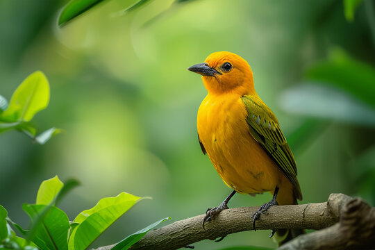 Golden callista, (Tangara arthus), golden tanager, Tangara Dorada 
