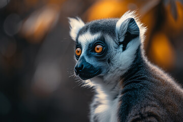 Obraz premium Lemur Portrait, World Wildlife Day