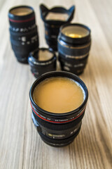 Stacked Lens Coffee Mugs, A Unique Blend of Photography and Coffee Culture