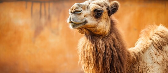 Majestic Camel Close-Up with Blurred Background, Capturing the Essence of the Wild