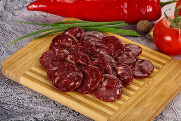 Wild Bear meat homemade sausages