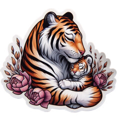 tiger mom Mothers Day Animals 