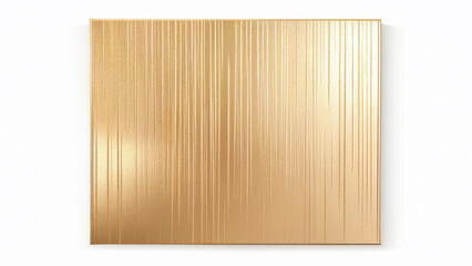 Naklejka premium golden paper isolated on a white background. 3d illustration.