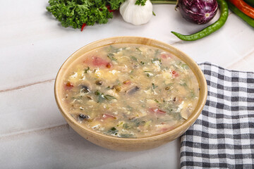 Chicken hot and sour soup