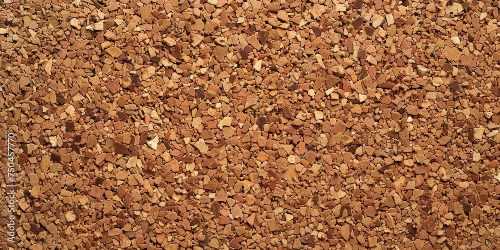Poster close up of a pile of cork, suitable for various projects