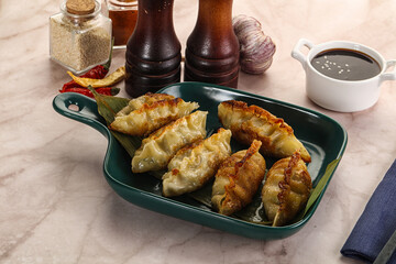 Fried Japanese stuffed dumplings - Gyoza
