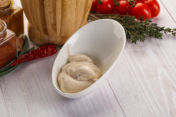 Burger sauce in the bowl