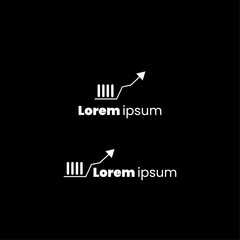 Black and white Iconic logo design for your business logo company, business logo design, abstract logo design, With vector file