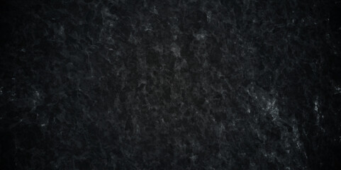 Dark black stone wall grunge backdrop texture background. monochrome slate grunge concrete wall black backdrop vintage marbled textured border background.	
