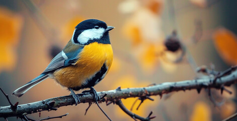 Obraz premium bird sitting on a branch