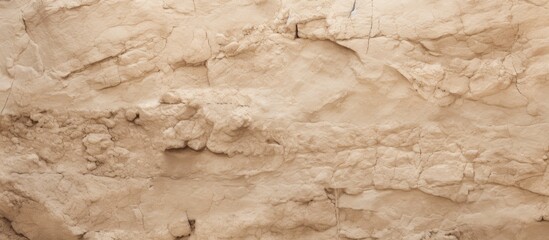 Timeless Elegance: A Close-Up of a Stone Wall with a Vintage Clock
