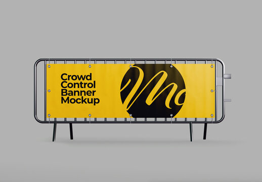 Crowd Control Banner Mockup