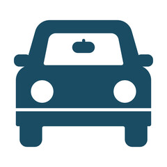 Car svg cut file. Isolated vector illustration.