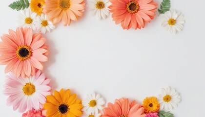 Obraz premium frame of flowers