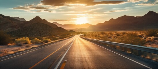 Journey through the Beautiful Arizona Landscape with Stunning Mountain Views