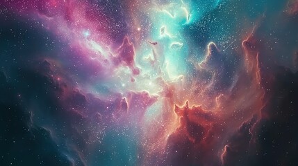 Galaxies in space. cosmos background - obrazy, fototapety, plakaty