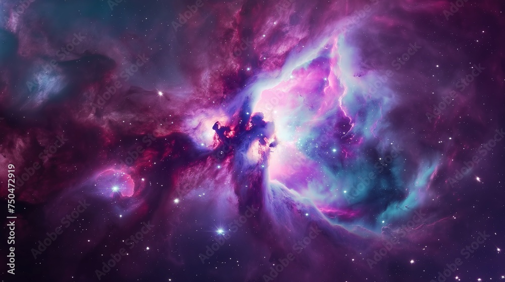 Canvas Prints galaxies in space. cosmos background