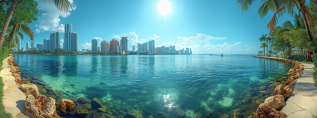 Miami skyline at daytime
