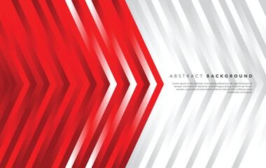 Fototapeta premium red and white modern abstract background design template