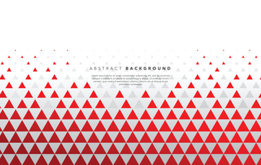 Obraz premium red and white modern abstract background design template