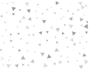 Silver Triangular Confetti