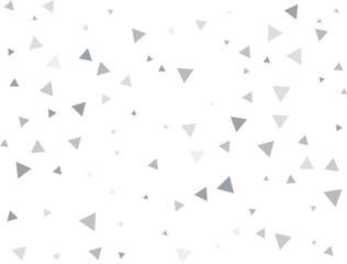 Silver Triangular Confetti
