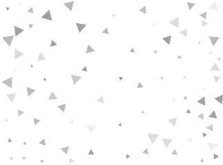Silver Triangular Confetti