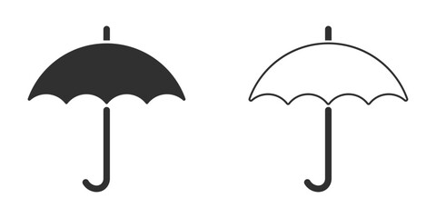 Umbrella sign icon vector illustration - obrazy, fototapety, plakaty