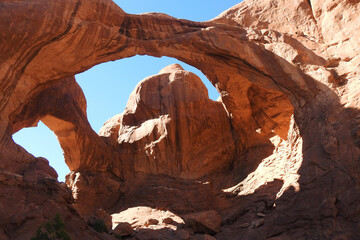 Fototapeta na wymiar Double Arch, Arches National Park, Utah, United States