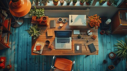 Greeting Card and Banner Design for National Freelancer Day Background