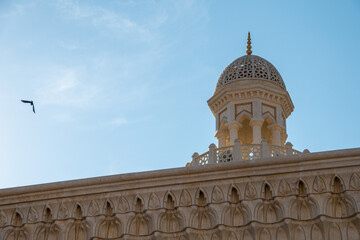 Royal Palace Qasr Al Alam, Parliament of Oman, cities of Arabia, sights of Oman