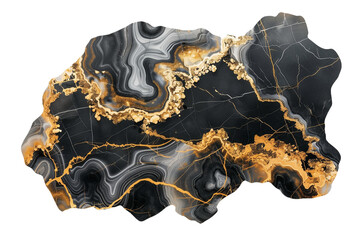 marble sign isolate on white background