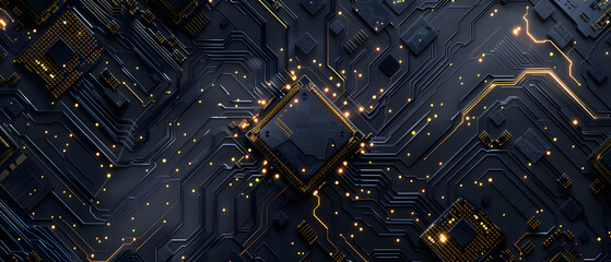 circuit, board, computer, technology, chip, electronics, motherboard, electronic, hardware, processor, green, microchip, circuit board, macro, component, semiconductor, abstract, digital, engineering, - obrazy, fototapety, plakaty