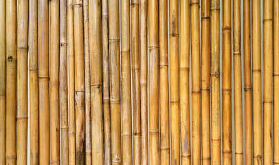 Bamboo fence close up background - 750490143