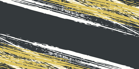 Abstract Sport Grunge Style Background. Grunge Yellow Texture In Dark Background.