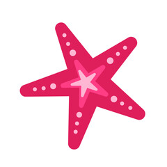 Obraz premium Fuchsia starfish