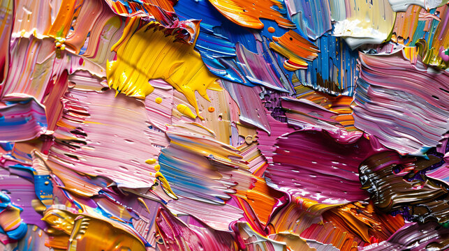 Hand made art. Colorful texture. Modern artwork
