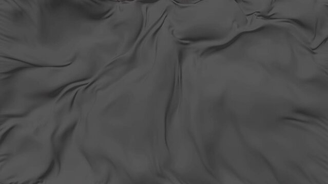 Gray flag animation seamless loop. 4K