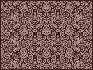 Floral pattern background, traditional design batik pattern vector