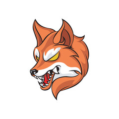 Obraz premium Fox Mascot Logo