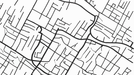 street map of city, seamless map pattern of road, clean top view of the day time city map.