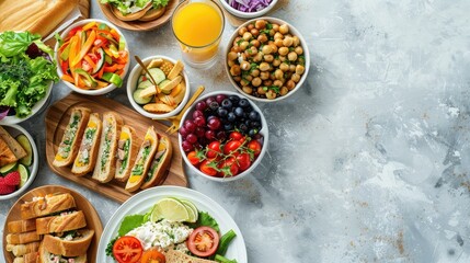 Greeting Card and Banner Design for Social Media and Educational Purposes of National Pack Your Lunch Day Background